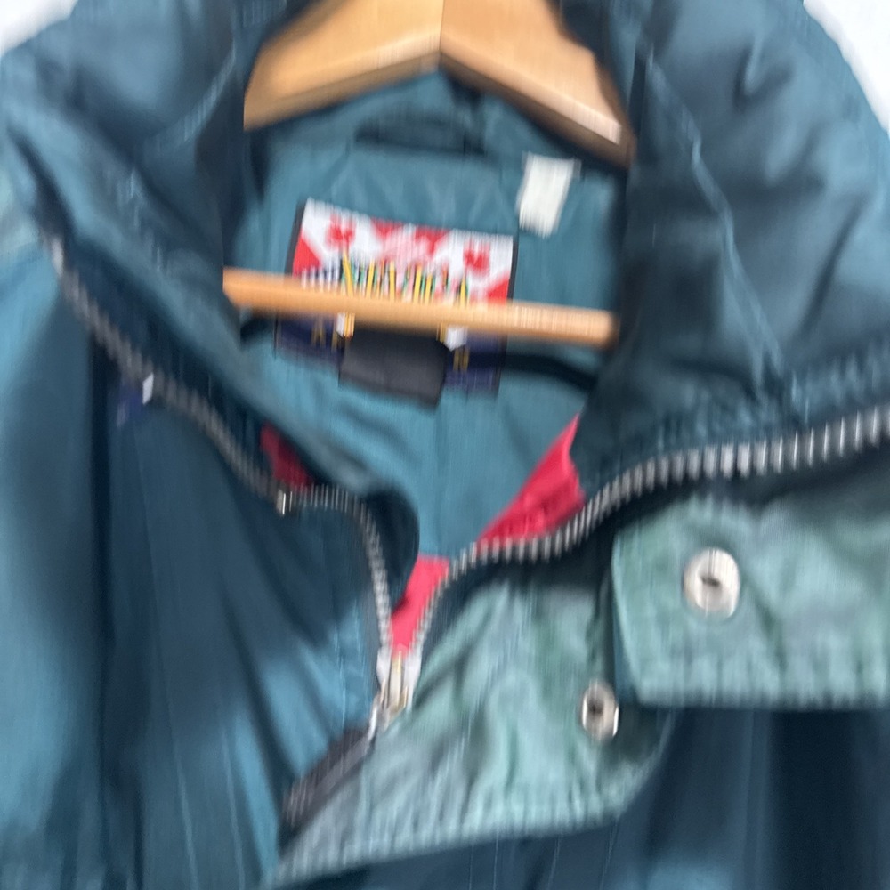 Retro VTG NEVICA  Ski Snowboard Jacket‎  RECCO Sz 38 M Teal - Picture 15 of 15